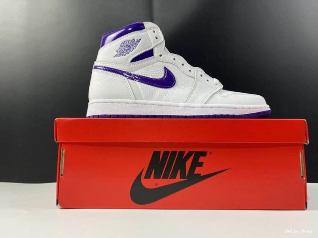 Bmlin Shoes CD0461-151 HIGH AIR JORDAN PURPLE RETRO 1 COURT 0812